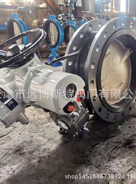 2507电厂脱硫蝶阀D941X-10C/16C电动铸钢法兰污水管道阀门耐腐蚀