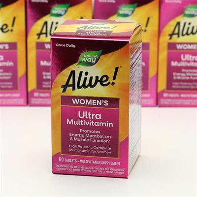 美国NaturesWay然萃维Alive女性复合维生素综合营养60片多维2607