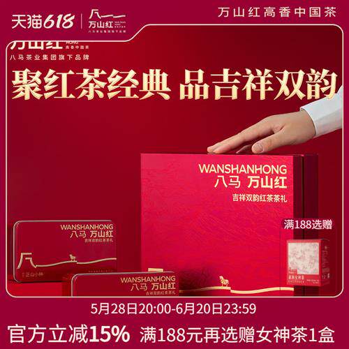 万山红武夷原产红茶金骏眉正山小种送人送礼茶叶礼盒