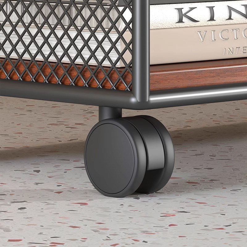 办公桌桌下置物架可移动文件收纳架多功能桌下书柜卧室带轮小推车