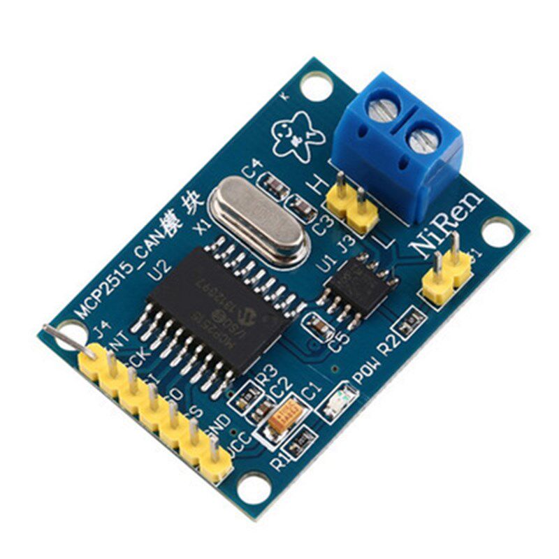 MCP2515 CAN总线模块 TJA1050接收器 SPI协议 51单片机程序例程