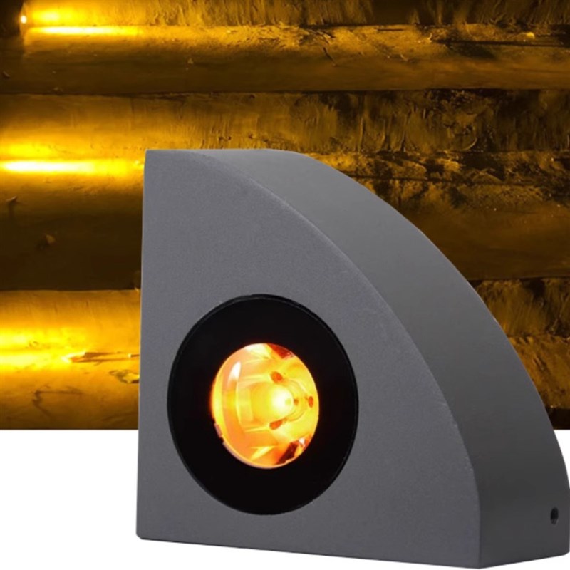 嵌入式地脚灯户外防水楼梯门口墙外壁灯庭院花园过道踏步灯台阶灯