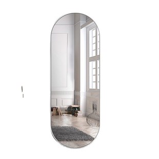 众想简约铝合金框穿衣镜卧室试衣镜壁挂贴墙家用全身镜挂壁大镜子