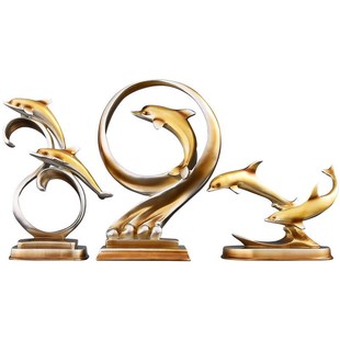 海豚摆件精品店饰品家居室内卧室装饰物小物件儿童房间装饰品摆设