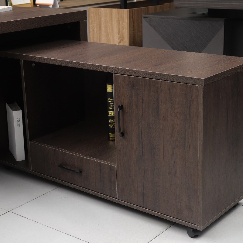 经理办公桌简约现代总裁桌经理主管桌单人办公桌椅组合高档大班台