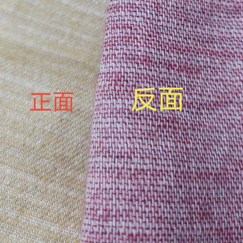 新款现货双层斜纹色织棉布 加厚双层麻灰色斜纹仿麻布 柔软棉布