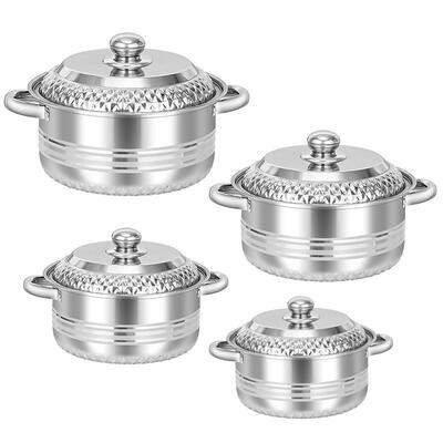 跨境不锈钢锅具套装stainless steel pots炊具汤锅套装set of pot