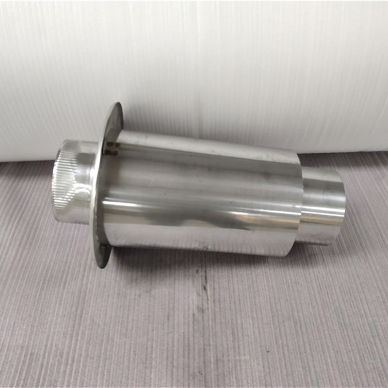 壁炉 真火燃木壁炉安装配件304不锈钢防风防雨烟罩原色/黑色