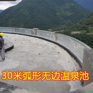 供应ARTSEA无边际泳池亚克力挡板广州亚克力泳池空中透明游泳池