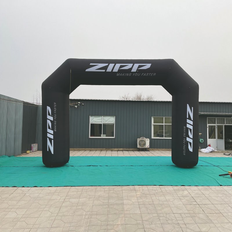 户外广告拱门气模开业活动赛事牛津布充气拱门婚典彩虹门