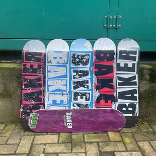 Baker 8.25 滑板板面甲板双翘四轮滑板配件7层加拿大冷压枫木8.0