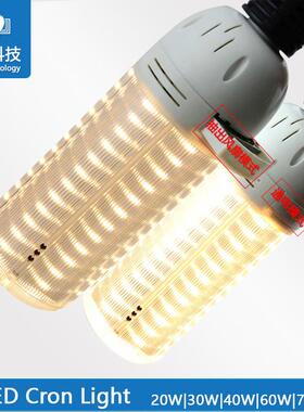 灯0WLED带风扇灯泡玉米灯路光源L庭ED20W院灯C20－A2光源20W工矿