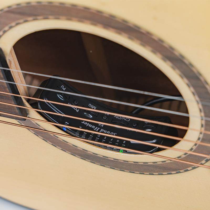 拾K免6木吉他音拾音器打板双音打孔拾音器乐器配件厂K6家电吉孔他