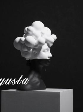 TB-63709简约复古客厅落大摆玄关柜件售地楼处酒店视别墅电柜摆件