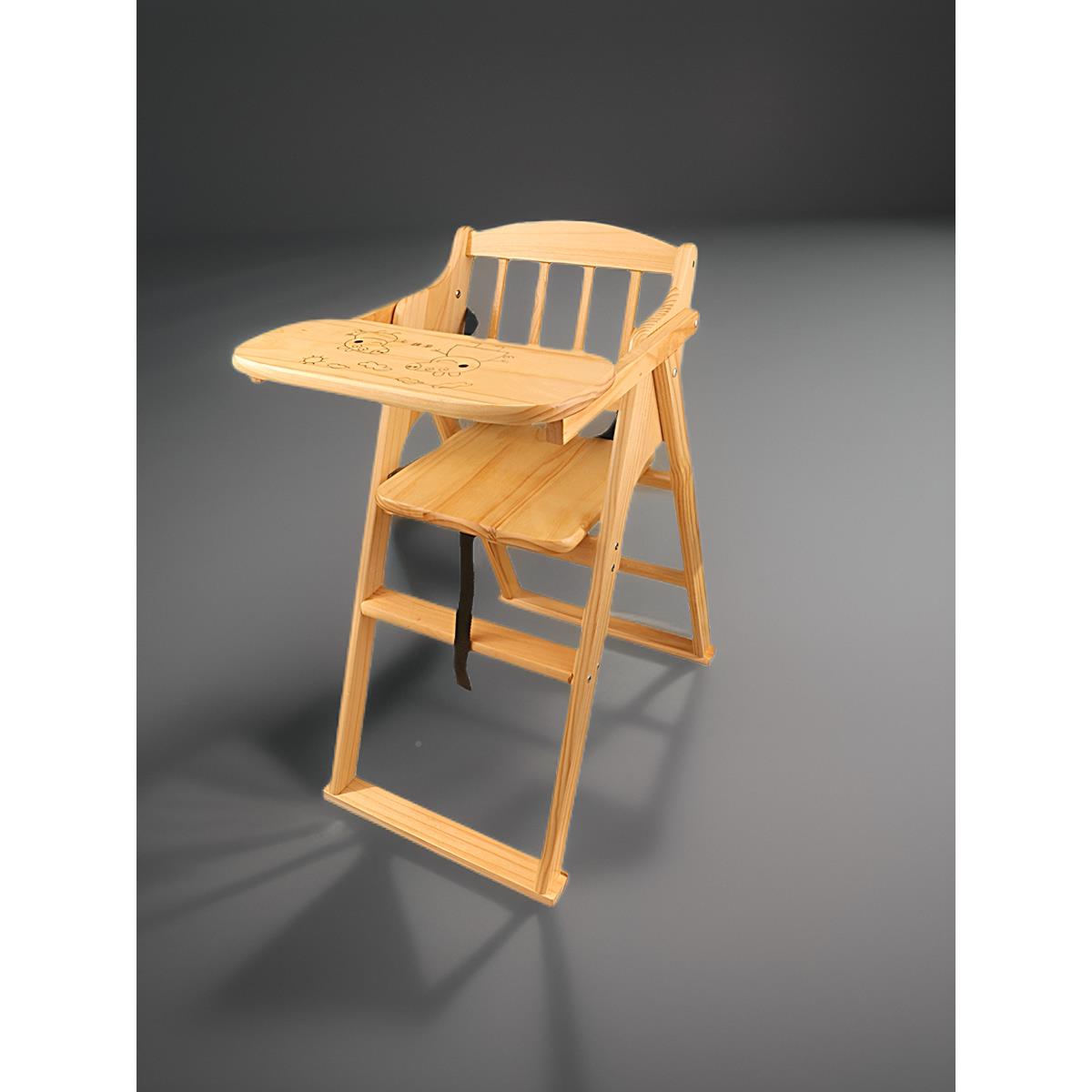 m宝宝餐椅实木儿童餐桌椅便携式可折叠多防功能F76M97S8翻侧吃饭