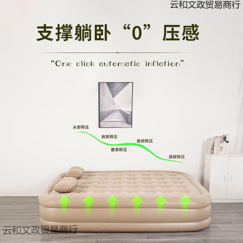 加厚充气床自全动打地铺户外露营单双人高折叠ayTan5ZA加家用便携