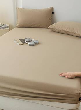 A长绒棉棉床笠罩单件60s纯棉DIZ席梦床垫套褥子全罩全类包防思滑