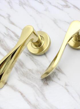 30不锈钢精门铸把手家用房手门木门RST-15执手把实心室内门4锁拉