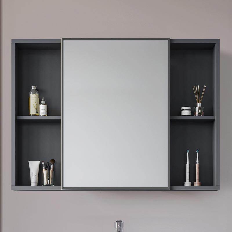 太空铝式浴室柜浴室柜储组合卫生IGK间物箱镜子镜小户型厂包家邮