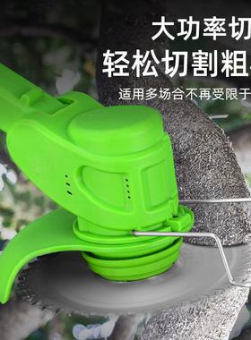 大功锂电家割草机用率多锂功能割草机手持电除草机园KRC林打草机