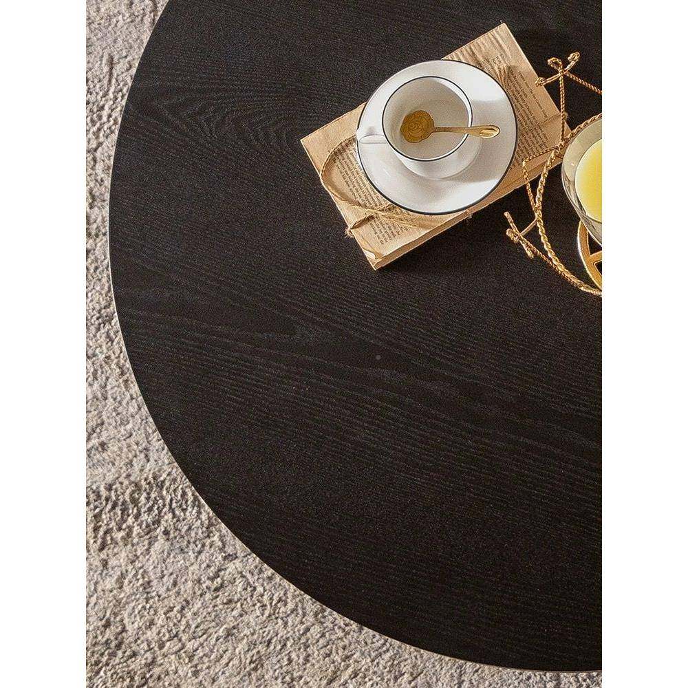 实木黑色组合XYJ法式茶几复古师厅家用民宿约简小户客型轻奢设计