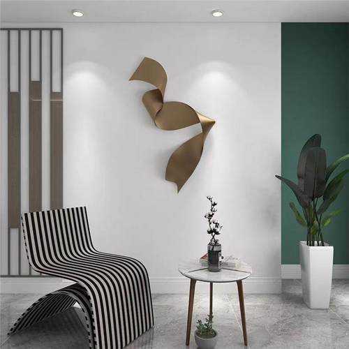 墙挂件现代立体铁饰品客艺壁饰酒店餐厅墙意式极AL900542简墙面壁