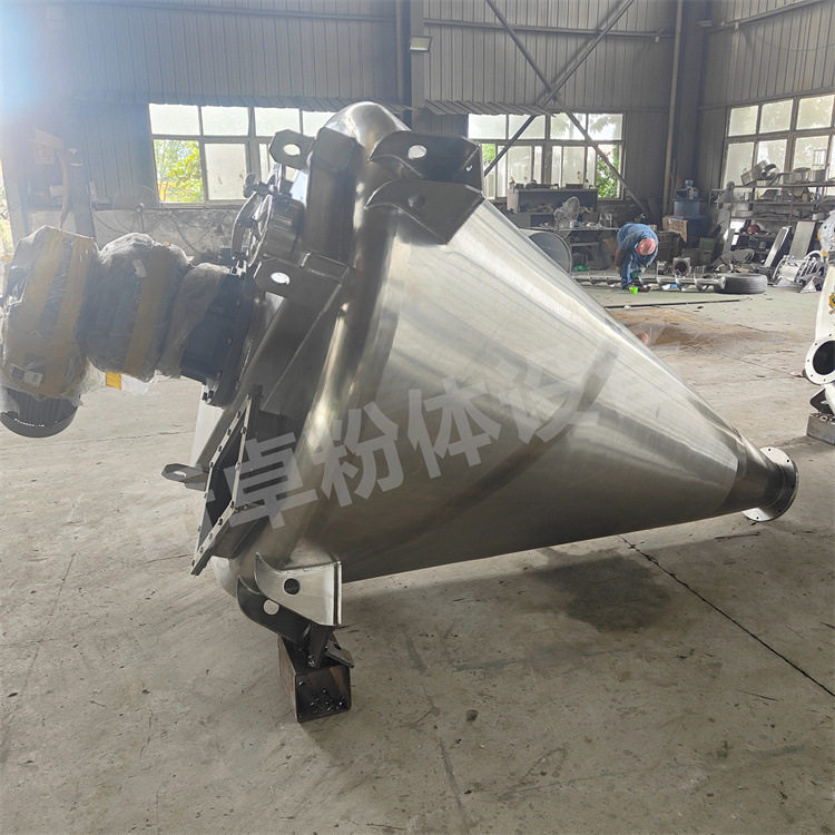 奇卓立式不锈钢化工化肥搅拌机 化工行业颗粒双螺旋锥形混合机