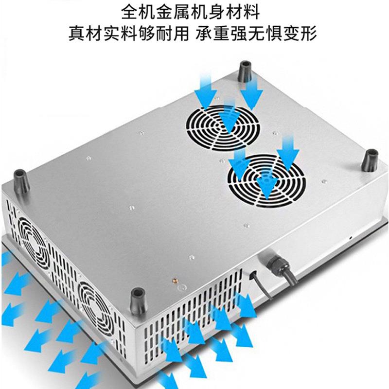 形用烤鱼电196陶助炉嵌入商式电烧烤炉自餐烤肉炉长方烤鱼炉厂家