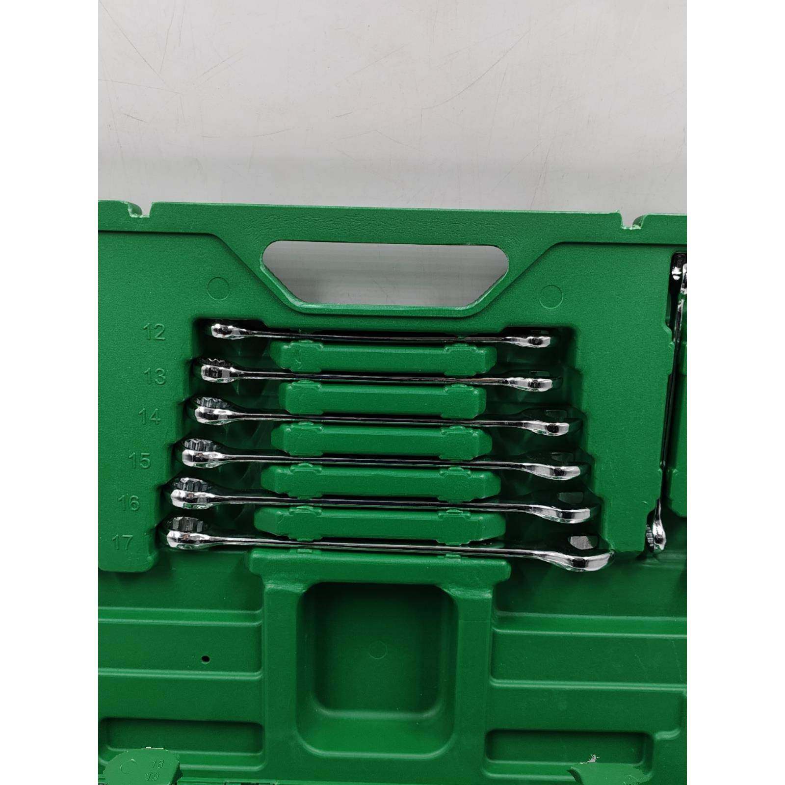 扳手工具两用手一头梅花一开口扳6-3汽2套装盒头装20件套梅652开