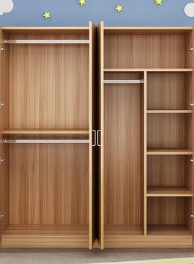 EOH实木质简易儿大收纳型简约现代衣橱经济卧室成童人组装宿舍办