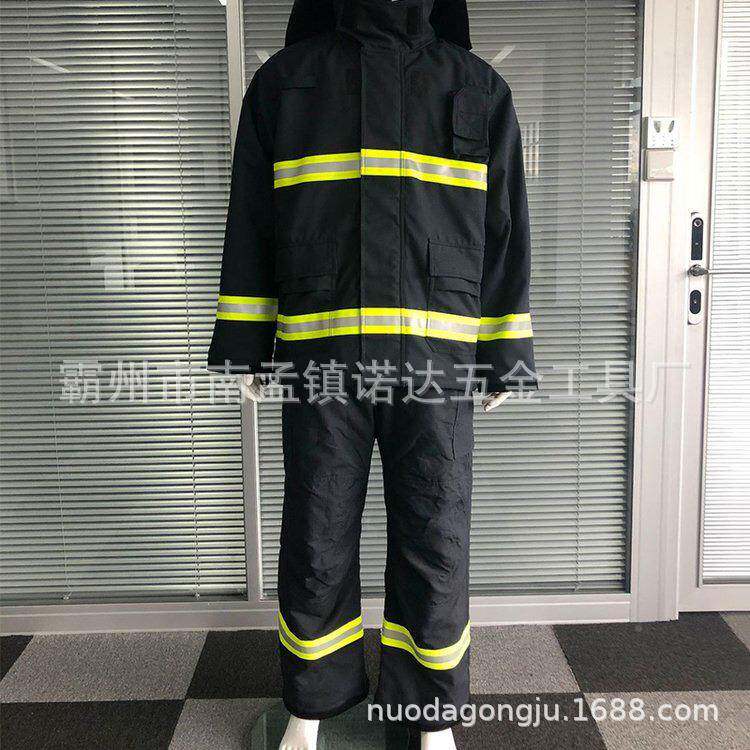 扑火芳纶分体挥式阻燃服火场险抢五件套14款灭火防服隔热护296指