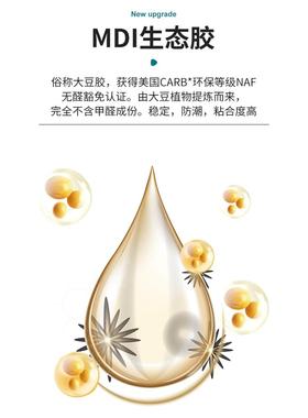 新层木YRC地15mm家用防水耐磨实地暖多层板复合木地板1三2mm灰色