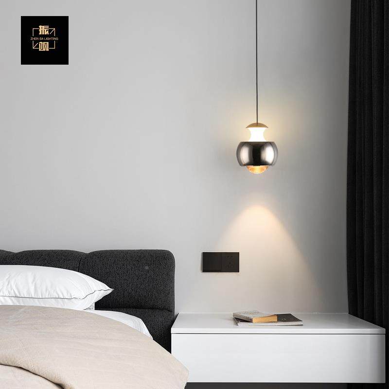 现代简约奶客油风主卧床头小吊灯女孩关创意个性艺术763厅玄长线,家装灯饰光源,智能吊灯,淘宝优惠券,粉丝福利购,淘宝优惠卷