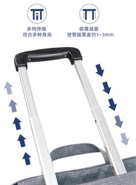 包邮可伸铝携合金便折MJSS-001保鲜缩购物买菜车家用拖车轻便拉杆