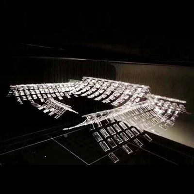 非标创意设计师款水玻晶璃房子楼灯售部大堂简约新中85074式琉璃