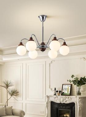 法式中古魔豆厅客书灯美式复古实木餐厅室房衣75722帽间南洋风灯