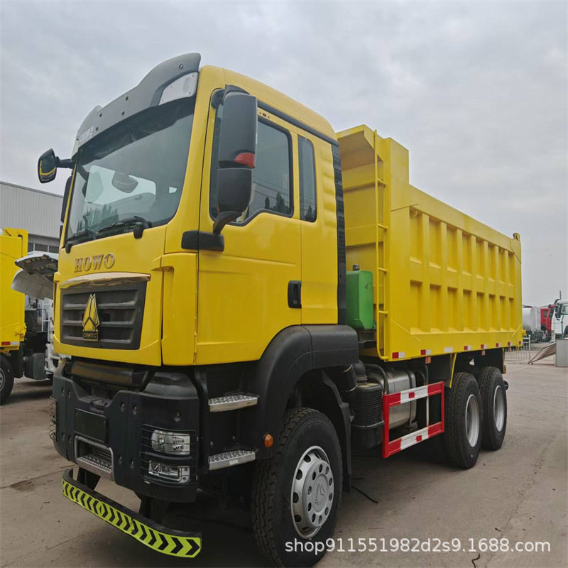 豪沃6×4自卸车出口后翻自卸工程车豪瀚矿用翻斗渣土车