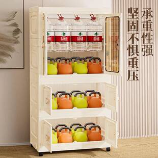 尘收容纳衣卧室简易衣柜家用防超ZY2614-1大量落地衣橱柜收纳箱轻