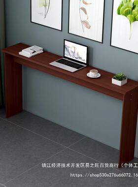 靠墙边简易长条桌桌卧小38808户型超窄子电脑细桌长方形家用室长
