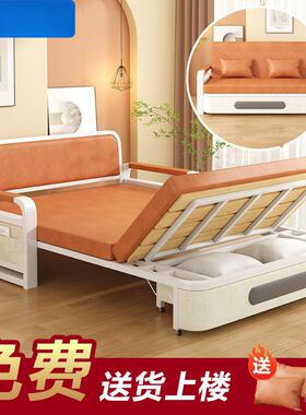 1米2的折叠沙发床叠可伸缩一体多小HOG折户型两单用阳台人功能新