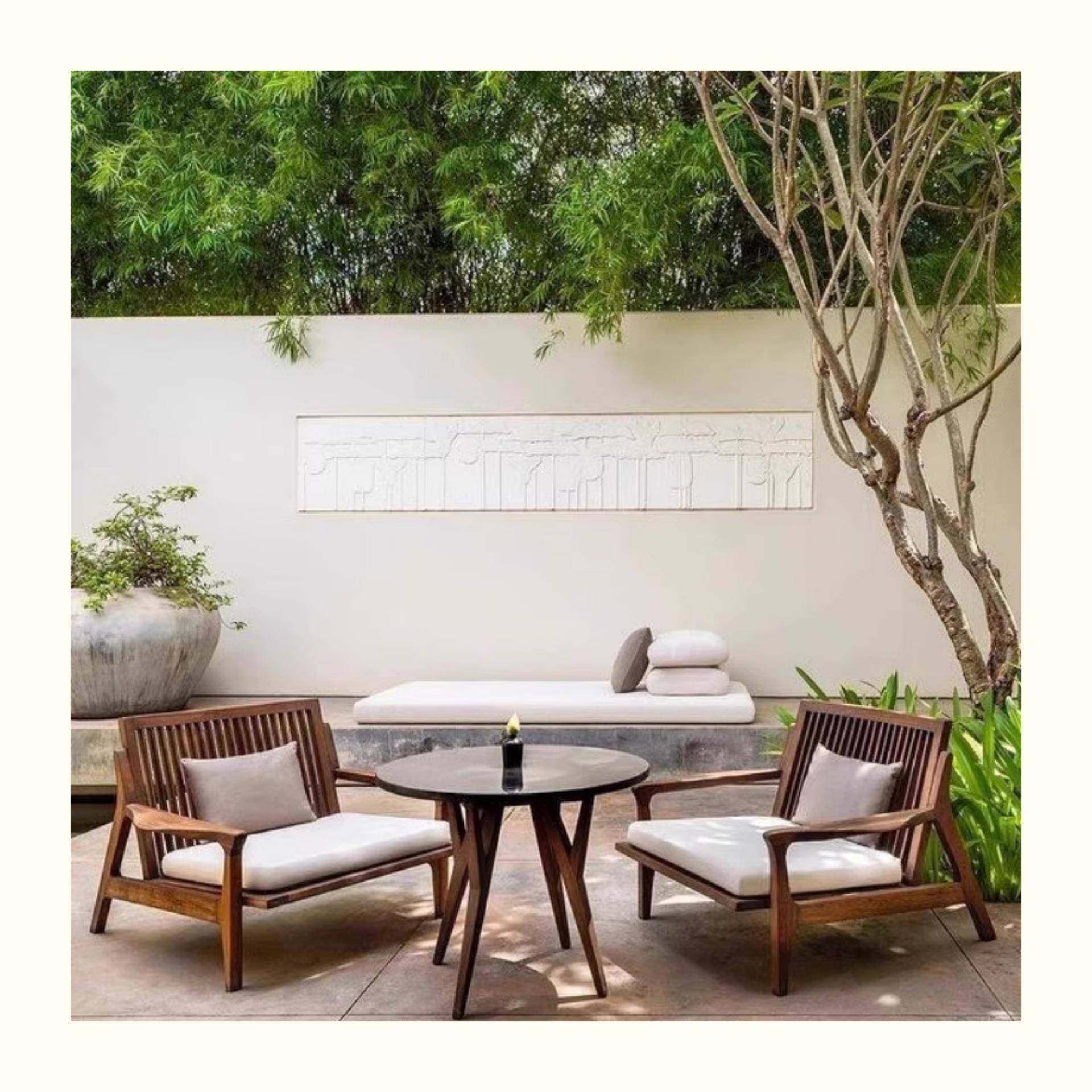 户外柚椅别墅庭院休闲宿椅室外民34阳木台单人沙发防椅晒实木椅子,商业/办公家具,商用藤编家具,淘宝优惠券,粉丝福利购,淘宝优惠卷