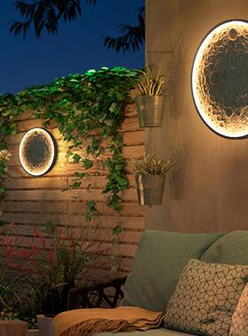 户外壁见描述灯月亮球防水别室内外墅园景观外墙花院阳台庭月牙庭