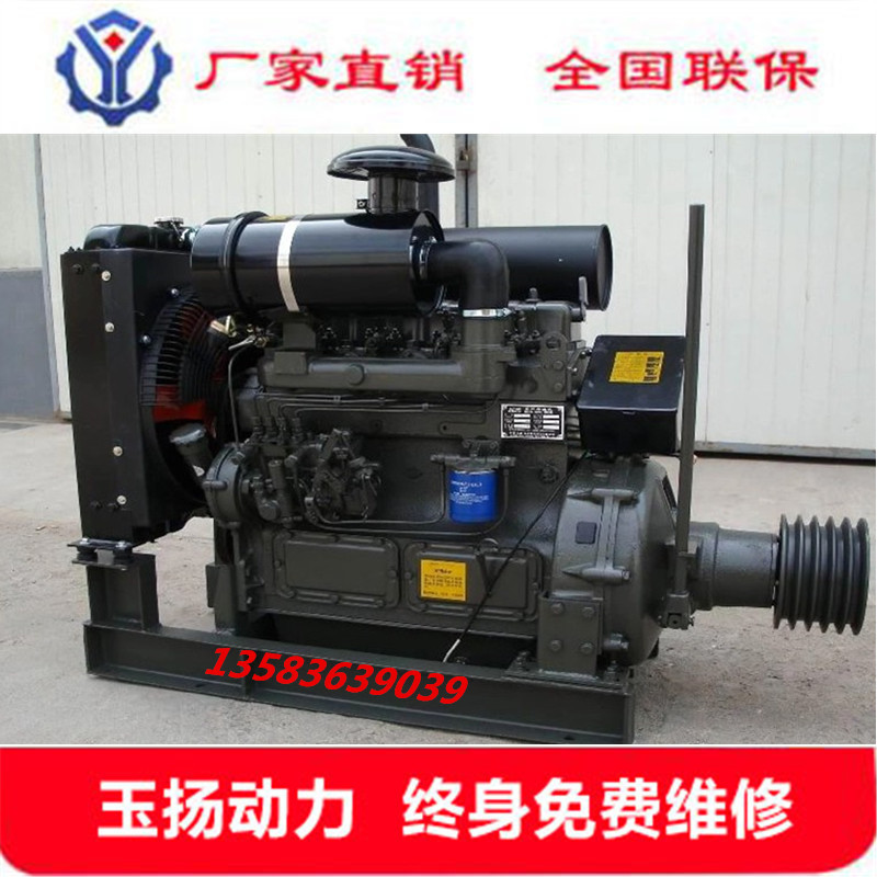 汕头水泵机组抽沙船专用发动机 45kw千瓦潍坊ZH4100ZG四缸柴油机