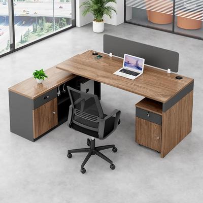 职员公桌子工办室简约现代公财务四人位办公办桌工OMJ-ZYZ-位员卡