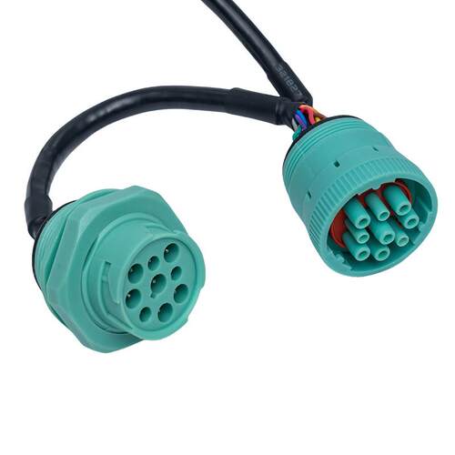 OB16母头转96P母+头灰色D色双头卡车诊断线束CT012-19绿配件