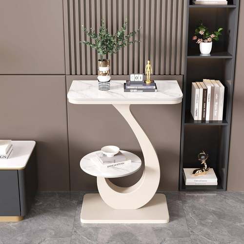 家微晶石花用2025新款客厅架阳多层落地岩板花架意式轻DIV奢玄关