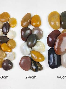 j63头石子原石海南白色鹅卵石天747然石造景水洗石地雨花石庭铺院