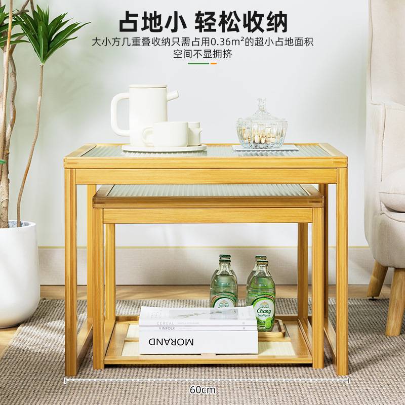 边几小茶几沙发侧边柜圆桌子方几迷你角几床头边桌置物架阳台移动