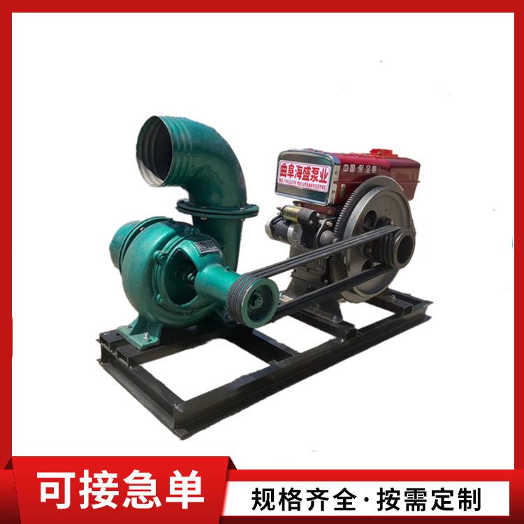 洪水过后的清理泵6寸8寸抽水水泵无品牌/柴机组水油泵受灾区倒污
