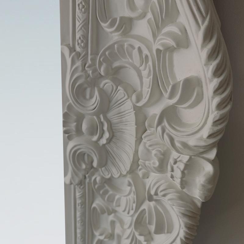 式脂花树框复古镜客厅卧室欧全雕身镜落FJT地镜穿衣镜显瘦显高美